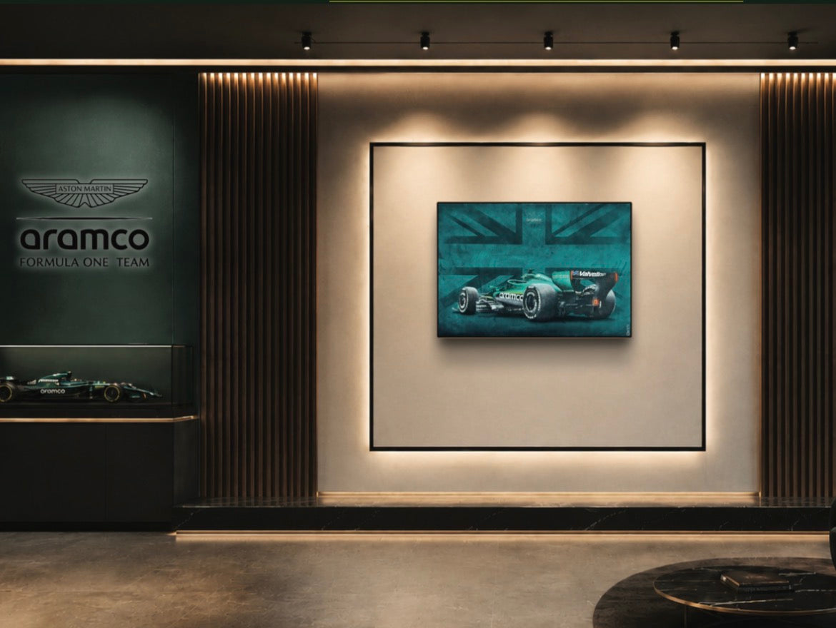 AMR Silverstone Art Collection Drop 001