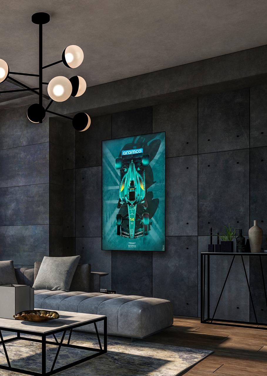 Hayden Bone Studio × Aston Martin Aramco Formula One™ Team — AMR Art Collection Drop 001