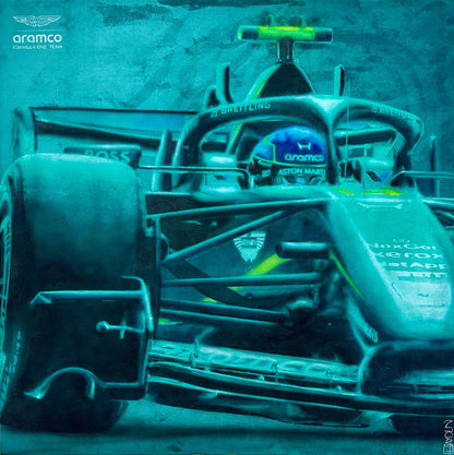 AMR26 Silverstone #4, 2026 A2 Collector Poster