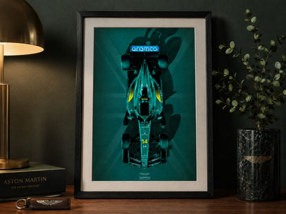 A4 Collector Card - AMR26 Silverstone #2
