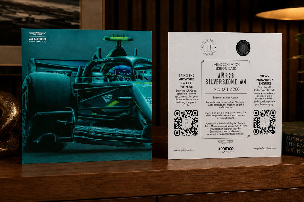 A4 Collector Card - AMR26 Silverstone #4