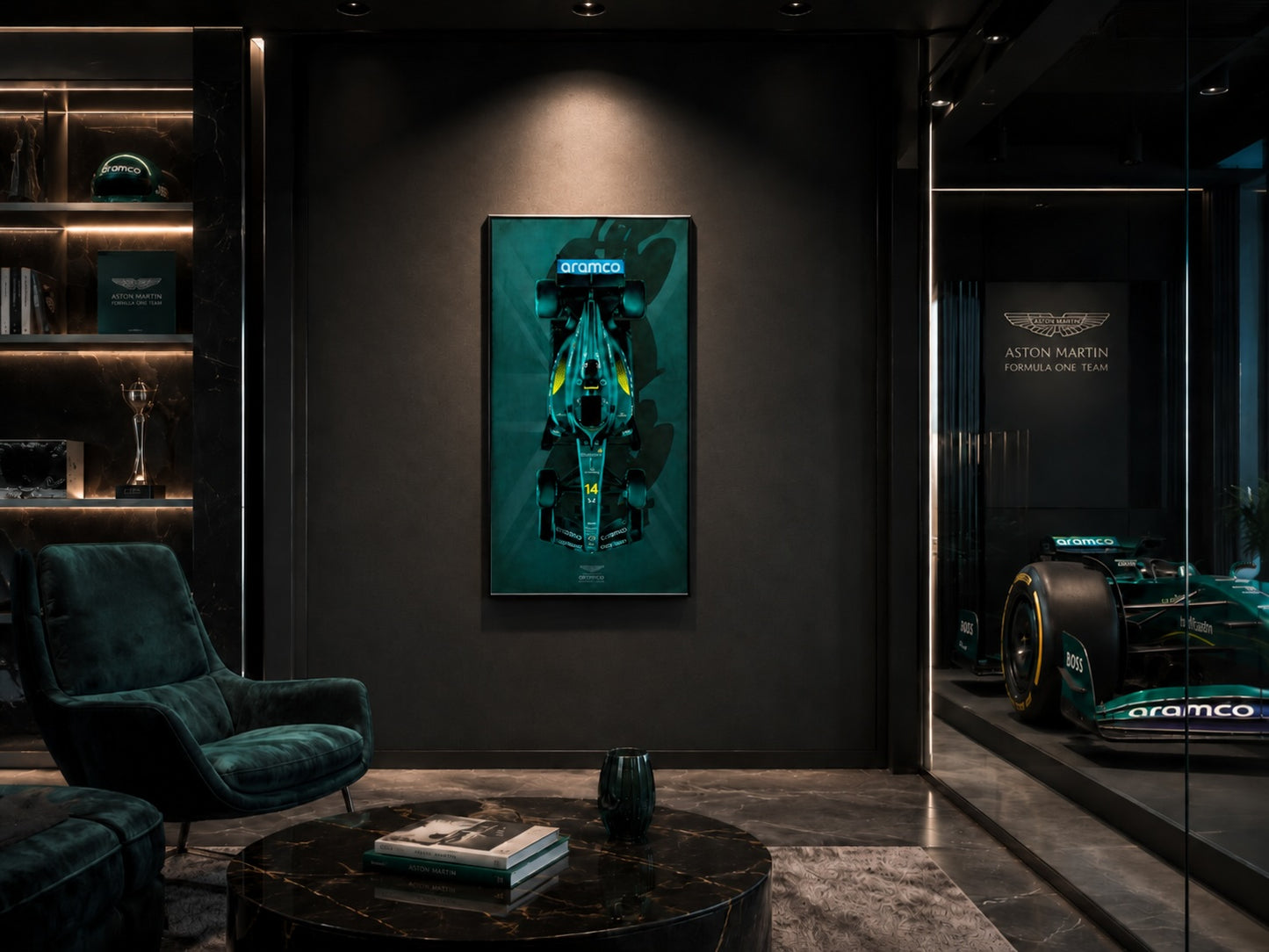 AMR26 Silverstone #2, 2026  Original Velvet Artwork