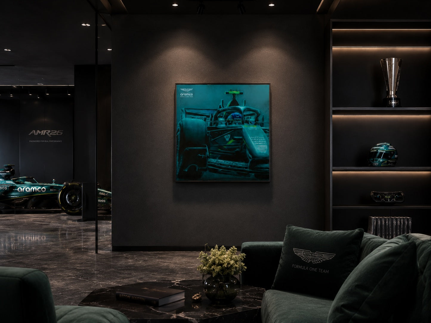 AMR26 Silverstone #4, 2026 - Original Velvet Artwork