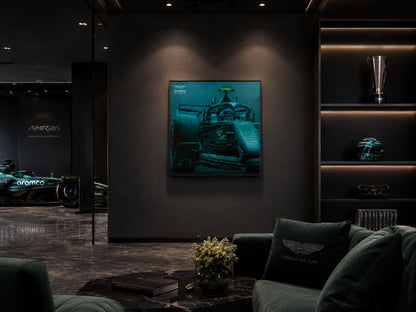 AMR26 Silverstone #4, 2026 - Original Velvet Artwork