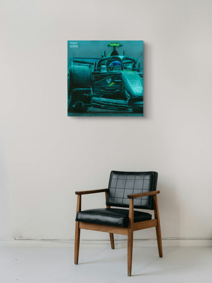 AMR26 Silverstone #4, 2026 - Hand Embellished Giclée on Canvas