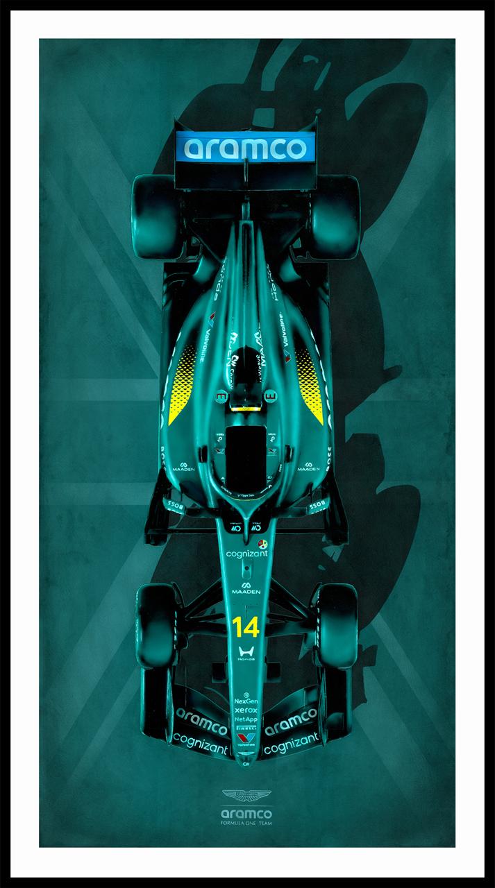 AMR26 Silverstone #2, 2026 A2 Collector Poster
