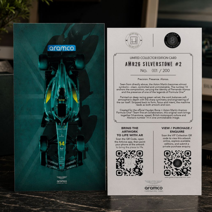 A4 Collector Card - AMR26 Silverstone #2