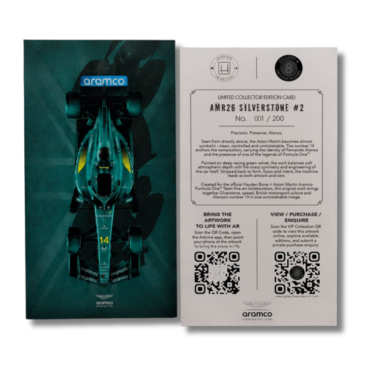 A4 Collector Card - AMR26 Silverstone #2