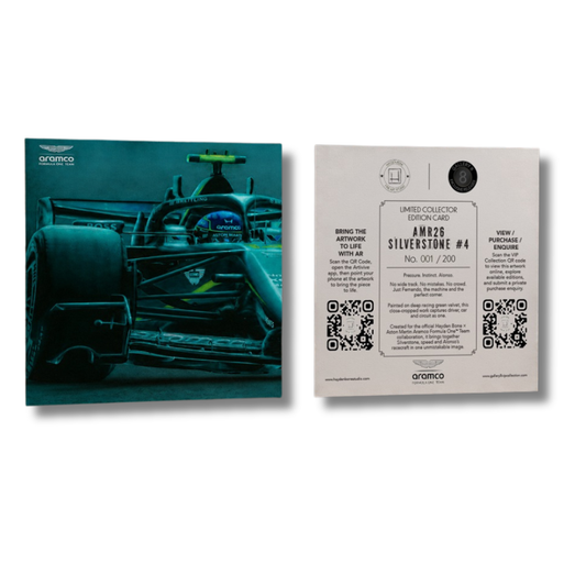 A4 Collector Card - AMR26 Silverstone #4