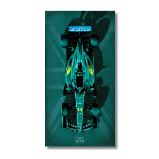 AMR26 Silverstone #2, 2026 - Hand Embellished Giclée Canvas