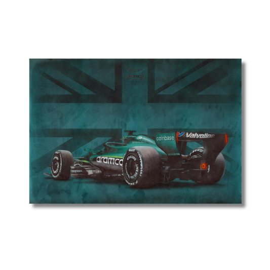 AMR26 Silverstone #3, 2026 - Hand Embellished Giclée on Canvas