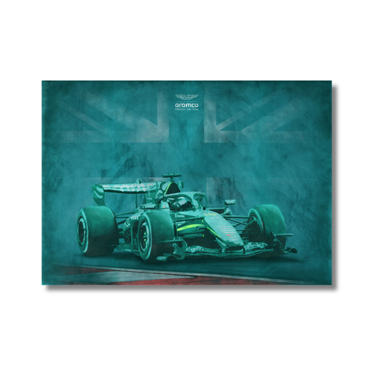 AMR26 Silverstone #1, 2026 - Hand Embellished Giclée on Canvas