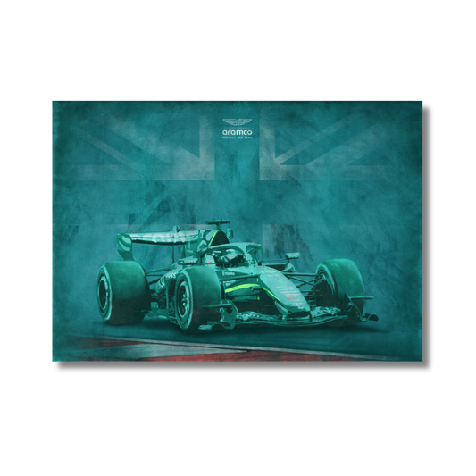 AMR26 Silverstone #1, 2026 Original Velvet Artwork