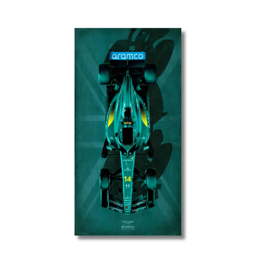 AMR26 Silverstone #2, 2026  Original Velvet Artwork