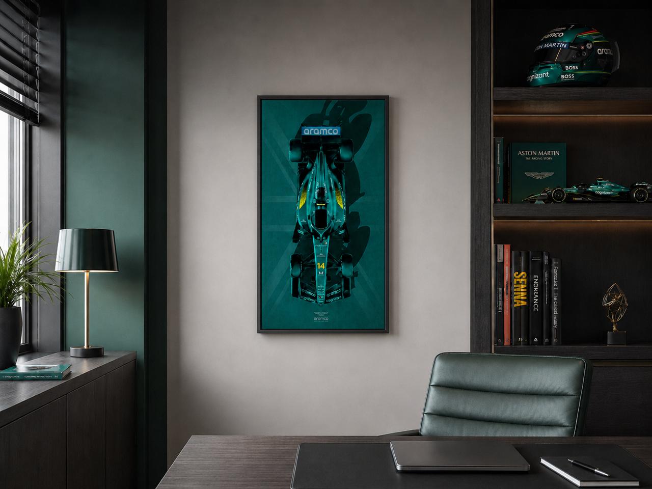 AMR26 Silverstone #2, 2026 - Hand Embellished Giclée Canvas