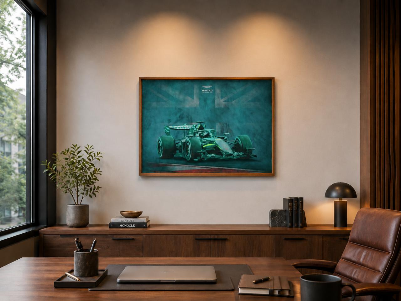 AMR26 Silverstone #1, 2026 - Hand Embellished Giclée on Canvas