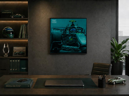 AMR26 Silverstone #4, 2026 - Hand Embellished Giclée on Canvas